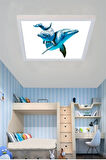 Yunus Çocuk Avize, Led 60watt, Beyaz Işık, 60x60 Led Panel, Yeni Tasarım Ledli Avize,60w