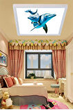 Yunus Çocuk Avize, Led 60watt, Beyaz Işık, 60x60 Led Panel, Yeni Tasarım Ledli Avize,60w