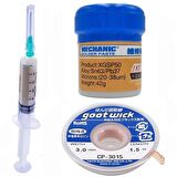 Krem Lehim Solder Paste 183°C NoClean Sn63/Pb67 42G Lehim Toplama CP-3015 Emme Teli 3,0mm