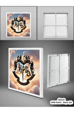 Harry Potter Lamba, Genç Odası led avize, 60x60 led ışık, 6500k beyaz ışık çocuk odası avize, YENİ