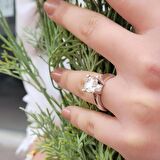 Gümüş Kültür Pırlanta Tektaş Yüzük