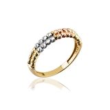 İtalyan Yüzük Dorika Toplu (2 Sıra) 3 Renk