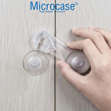 Microcase Plastik Kendinden Yapışkanlı Bebek Eşya Pencere Dolap Kapı Çekmece Kilidi - AL4540 4 Adet