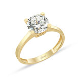 Tektaş Sarı Yüzük 14 Ayar Altın