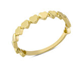 14 Ayar Altın Mini Kalpler Yüzük YZK144