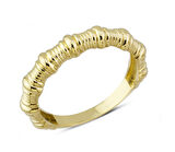 14 Ayar Altın Taşsız Sarmal Yüzük YZK184