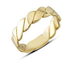 14 Ayar Altın Sarmal Yüzük YZK400