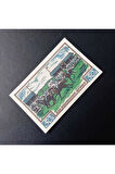 1923 GERMAN TRADE CARD HORSE RACING SCENE - 50Pf - NORTGELD - ÇİL