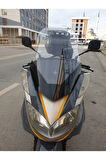 Yamaha Majesty 400 Ön cam 2005 2006 Model Yılı 68cm Şeffaf Renk 4mm Uzun Geniş Cam