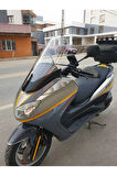 Yamaha Majesty 400 Ön cam 2005 2006 Model Yılı 68cm Şeffaf Renk 4mm Uzun Geniş Cam