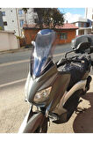 Yamaha Xmax 250 Ön cam 2011 2013 Model Yılı 55cm Açıkfüme Renk 4mm Orta Boylu Cam