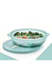 Tupperware Bölmeli Mikrodalga Fırın Kabı 1.4lt