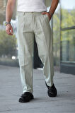 Yeni Sezon Baggy Keten Pantolon