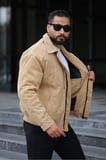 UNİSEX Kadife Baharlık Vinatage Oversize  Ceket