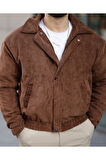 UNİSEX Kadife Baharlık Vinatage Oversize  Ceket