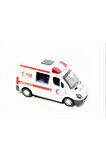 Metal Çek Bırak Oyuncak Ambulans Araba Açılabilir Kapılı Çocuk Eğitici Oyuncaklar