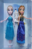 Karlar Ülkesi Elsa+anna+olaf 3'lü Oyuncak Bebek Çocuk Eğitici Oyuncaklar