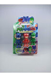 Pj Masks 3'lü Pj Maskeliler 3'lü Figür Çocuk Eğitici Oyuncaklar