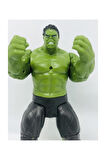 Orta Boy 17Cm Işıklı Hareketli Avengers Yenilmezler Oyuncak Hulk Karakter Figür Çocuk Eğitici Oyunc