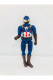 Captain America 16Cm Figür Oyuncak Avengers Karakter Çocuk Eğitici Oyuncaklar