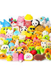 3Adet Squishy Mini Set 130 Farklı Figürden 3'lü Sürpriz Set Çocuk Eğitici Oyuncaklar