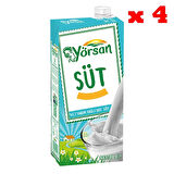 Yörsan Yarım Yağlı Süt 1 lt