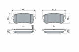 FREN BALATASI ARKA ACCENT ERA-İ20-İ30-İX35-TUCSON-SPORTAGE 2006-
