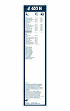 SİLECEK SÜPÜRGESİ ARKA MUZ TİPİ CADDY-T6-SCALA-A4 A6 Q3 LEON-FABİA-OCTAVİA-MERCEDES V SERİSİ (400mm)