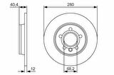 FREN DİSKİ ARKA 280mm T4 1991-2004 Adet Fiyatıdır