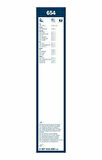 SİLECEK SÜPÜRGESİ ÖN TAKIM 650MM 340MM TWİN TÜM MODELLER-İ20-İ30-SANTAFE-CEED 2012-2016