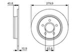 FREN DİSKİ ARKA 280mm FOCUS 2-C-MAX-VOLVO S40-V50-C70 2004- Adet Fiyatıdır