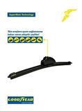 SİLECEK SÜPÜRGESİ ARKA MUZ TİPİ ÇOKLU APARATLI (350mm)