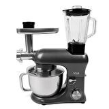 Yui M200 Multi-fonksiyonel 3'ü Bir Arada Döküm Gövde Stand Mikser Kıyma Setli Ve Blender Özellikli 1800w