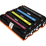 hementoner Hp CF542A,  M254 / M280 / M281 4 Renk Takım Muadil Toner