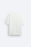 The Champ Bisiklet Yaka This İs Based On Real Life Story Baskılı Oversize Beyaz Erkek T-shirt