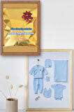Erkek - Kız Bebek 7 Parça Hastane Çıkışı Zıbın Seti Natural Pastel Renk (Hediye Paketi Yapılır)
