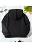 Çocuk Kartal Baskılı %100 Pamuk Sweatshirt