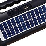 Concord Z20 FM Radyo USB & TF & Aux Girişi LED Işık Solar Güneş Enerji Bluetooth Hoparlör