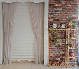 TÜL FON PERDE TAŞ RENK 1/3 SIK PİLELİ DİKİM