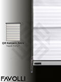 Favolli Geniş Pliseli Beyaz Renk Zebra Perde Premium Dayanıklı Alüminyum Kasa