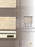 Demor Home Bal Rengi Bambu Zebra Yüksek Kalite Metal Kasa 