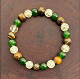 Alnis Atelier Aventurin, Kaplan Gözü ve Necef Doğal Taş Bileklik