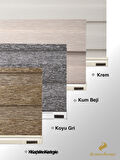 Demor Home Bal Rengi Bambu Zebra Yüksek Kalite Metal Kasa 
