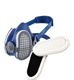 GVS Elipse SPR502 Yarım Yüz Maske Ffp3 Aktif Karbon Filtreli