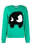 McQueen Flocked Monster Sweatshirt