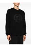 Oversized Nakışlı Sweatshirt