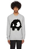 Mcqueen Monster Chester Kadife Baskılı Sweatshirt