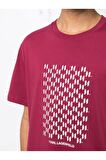Reflective Monogram Logo Print T-shirt