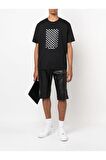Reflective Monogram Logo Print T-shirt