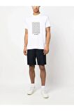 Reflective Monogram Logo Print T-shirt